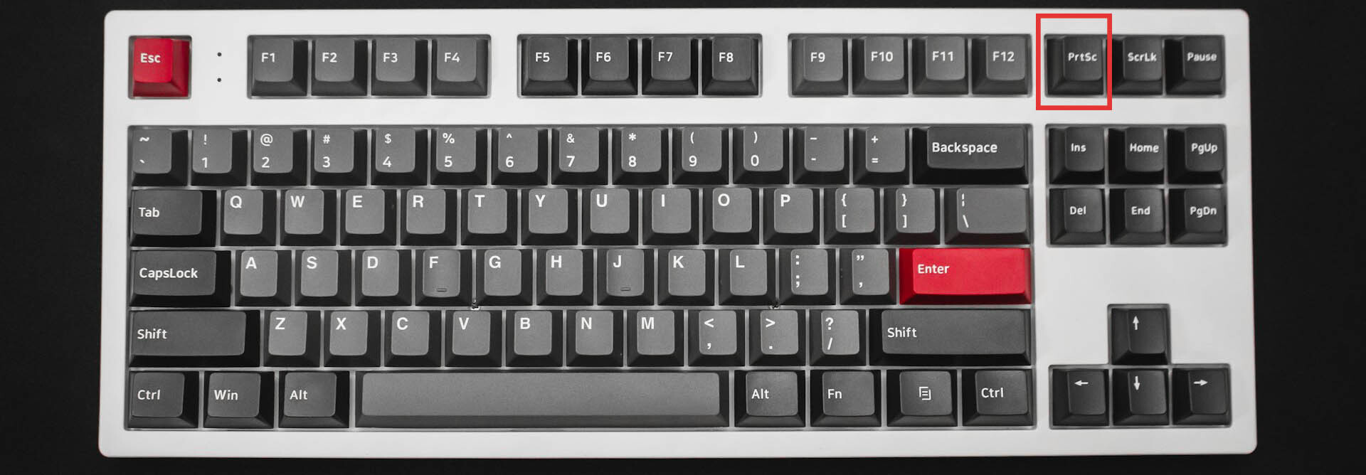 printscreen na klávesnici